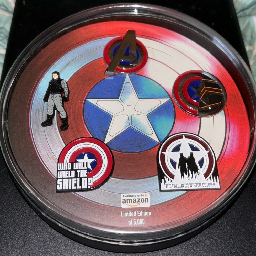 Marvel Limited Edition Pins in Rotation Display